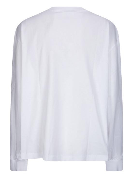 26SS 가니 긴팔 티셔츠 A1050068151 BRIGHT WHITE DOM - GANNI