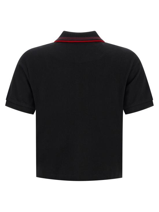 26SS 비비안웨스트우드 폴로 티셔츠 1H010004 J00AU N401 BLACK DOM - VIVIENNE WESTWOOD