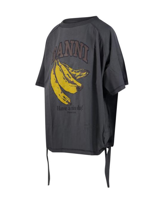 26SS 가니 바나나 티셔츠 A1050047 490 VOLCANIC ASH DOM - GANNI