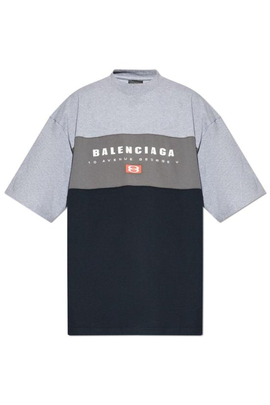 25SS 발렌시아가 반팔 티셔츠 744439TSVB1 1300 HEATHER GREY