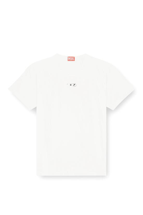 26SS 디젤 T-Norm Iod 반팔 티셔츠 A202970JMBB 141 OFF WHITE