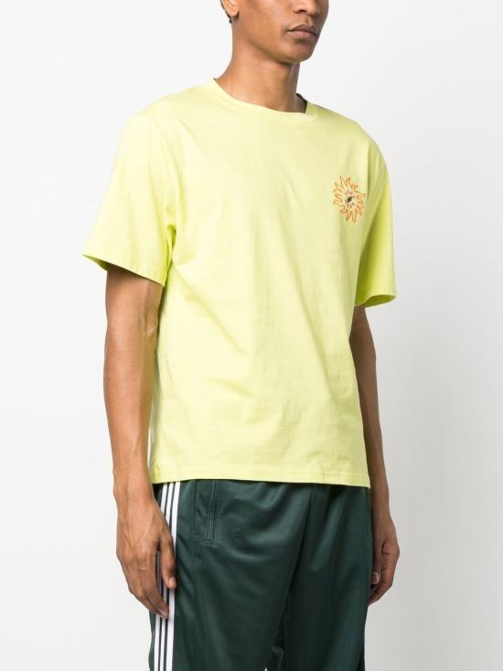  지씨디에스 반팔 티셔츠 SS23M130653 51 YELLOW ORANGE - GCDS