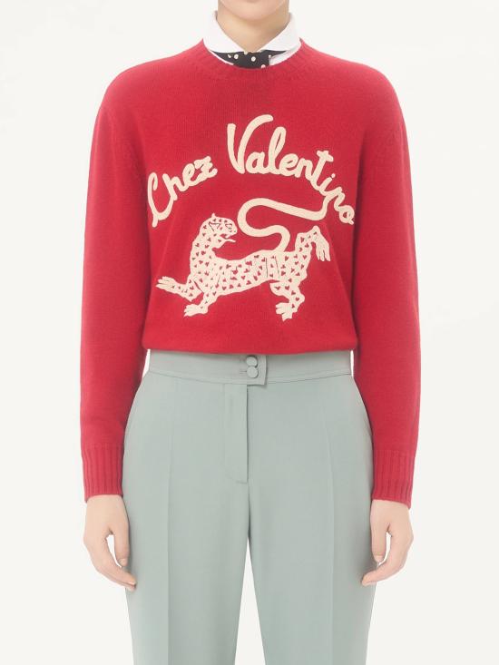26SS 발렌티노 가라바니 스웨터 8B3KC72NA5N BNA RED - VALENTINO GARAVANI