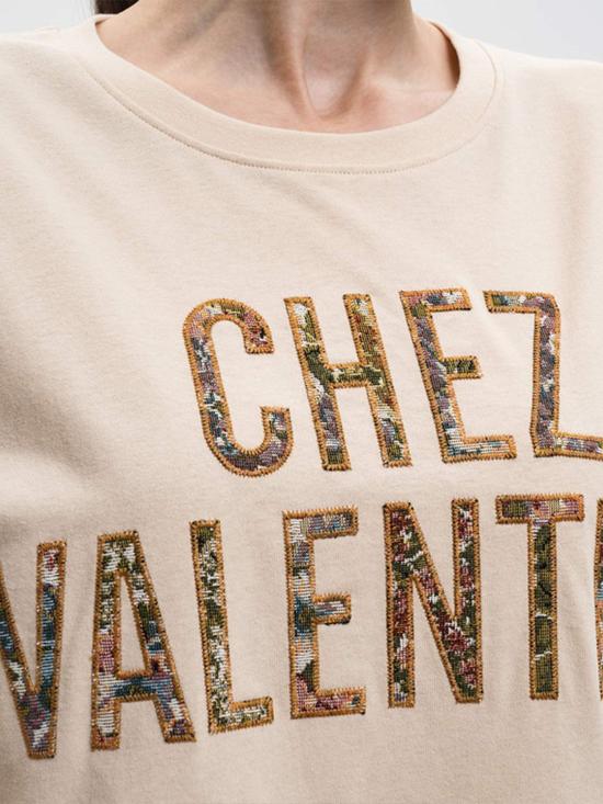 26SS 발렌티노 가라바니 반팔 티셔츠 8B3MG26AA5J ET5 NUDE NEUTRALS - VALENTINO GARAVANI