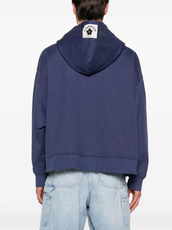  어 페이퍼 키드 후드 티셔츠 S4PKUAHS001 060 BLUE - A PAPER KID