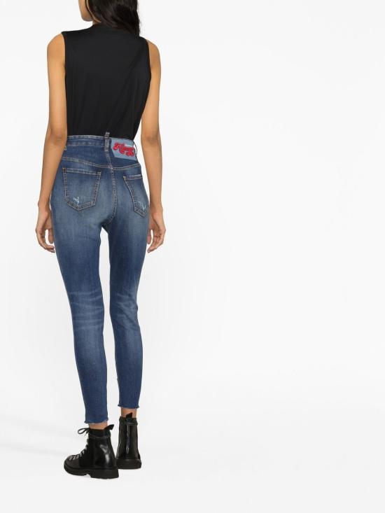  디스퀘어드2 스트레이트 팬츠 S72LB0580S30805 470 BLUE - DSQUARED2