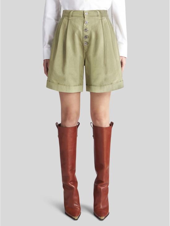  에트로 스트레이트 팬츠 WREB0005AC169 V0688 GREEN - ETRO