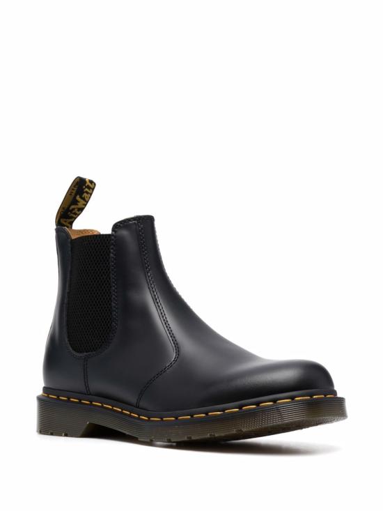 26SS 닥터마틴 2976 옐로우 스티치 스무스 레더 첼시 부츠 22227001 BLACK - DR.MARTENS