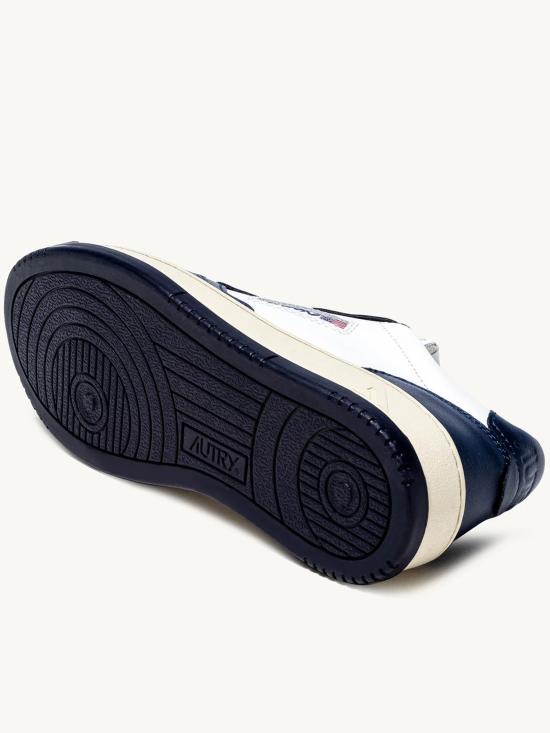 26SS 오트리 메달리스트 로우 스니커즈 AULWWB04 WHITE BLUE - AUTRY