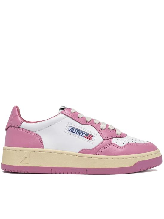 26SS 오트리 메달리스트 로우 스니커즈 AULWWB61 WHT PINK PURPLE