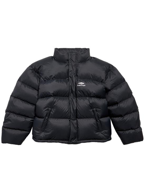 26SS 발렌시아가 숏패딩 857737TPO39 1000 BLACK