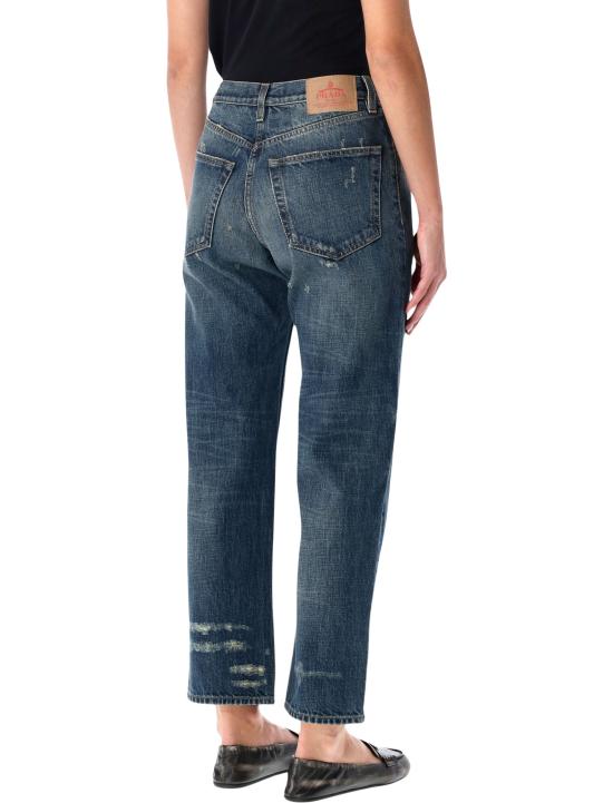 26SS 프라다 스트레이트 팬츠 GFP5361631 F0008 BLUE - PRADA