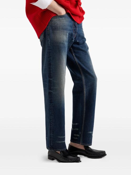 26SS 프라다 스트레이트 팬츠 GFP5361631 F0008 BLUE - PRADA