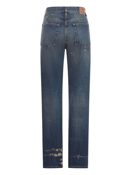 26SS 프라다 스트레이트 팬츠 GFP5441631 F0008 BLUE - PRADA