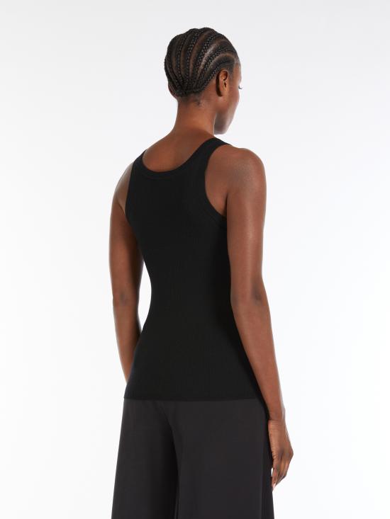 25SS 막스마라 반팔 티셔츠 2511361021600 008 BLACK - MAX MARA