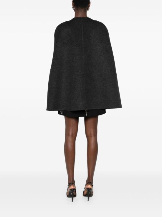 26SS 구찌 홀스빗 실크 울 케이프 852796ZAQW0 1179 GREY - GUCCI