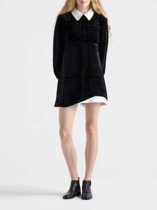 26SS 프라다 미디 원피스 P3R03178Y F0002 BLACK - PRADA