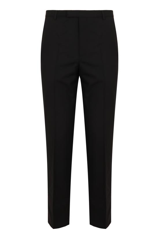 25FW 구찌 스트레이트 팬츠 814299Z7AOX 1000 BLACK