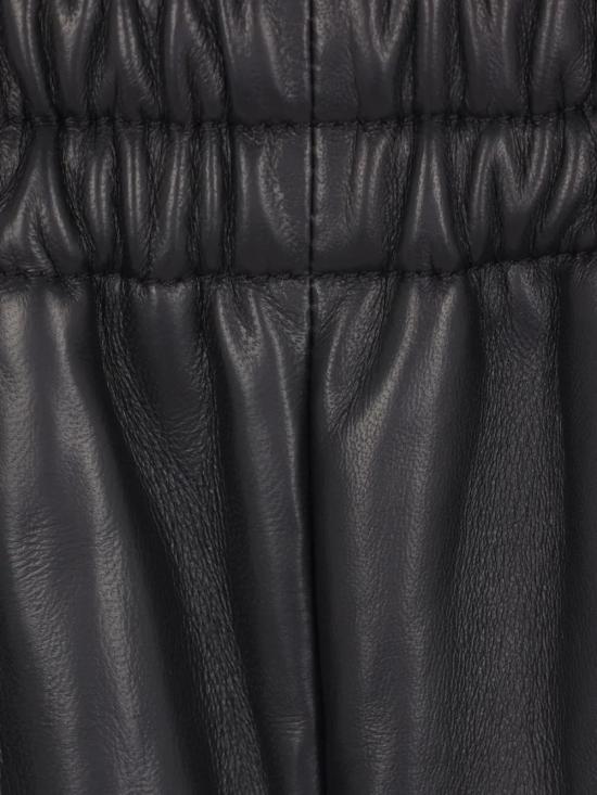 26SS 구찌 레더 버뮤다 832983XNA7N 1000 BLACK - GUCCI