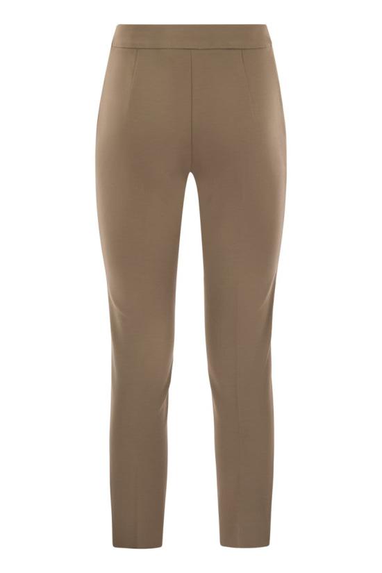25FW 막스마라 페그노 크롭 팬츠 2521786021600 055 BROWN - MAX MARA