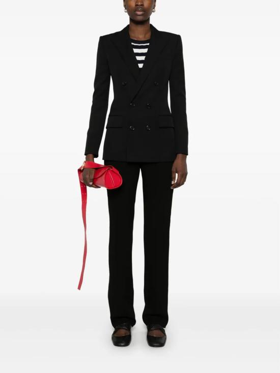 25SS 막스마라 스트레이트 팬츠 2511131024600 004 BLACK - MAX MARA