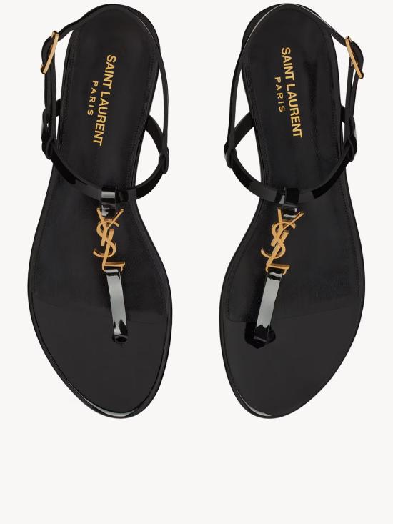 26SS 생로랑 샌들 659817AAGKK 1000 BLACK - SAINT LAURENT