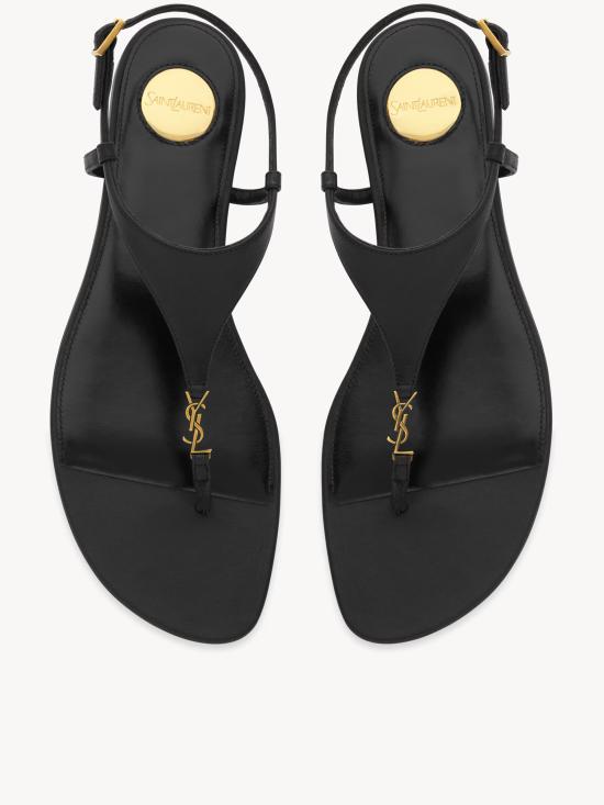 26SS 생로랑 샌들 841570AADF0 1000 BLACK - SAINT LAURENT
