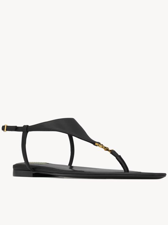 26SS 생로랑 샌들 841570AADF0 1000 BLACK - SAINT LAURENT