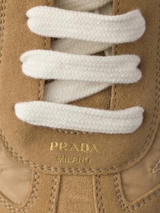 26SS 프라다 몬테카를로 리에디션 2005 스웨이드 리나일론 스니커즈 1E247OD7C F0040 BROWN - PRADA