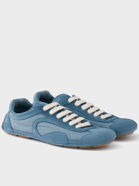 26SS 프라다 몬테카를로 리에디션 2005 스웨이드 리나일론 스니커즈 1E247OD7C F0637 BLUE - PRADA