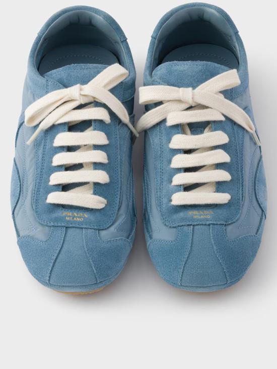 26SS 프라다 몬테카를로 리에디션 2005 스웨이드 리나일론 스니커즈 1E247OD7C F0637 BLUE - PRADA