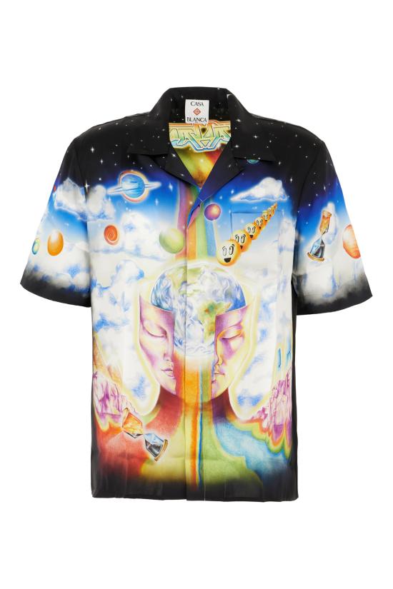 26SS 카사블랑카 긴팔 셔츠 MSP26SH00307 SILK SATIN