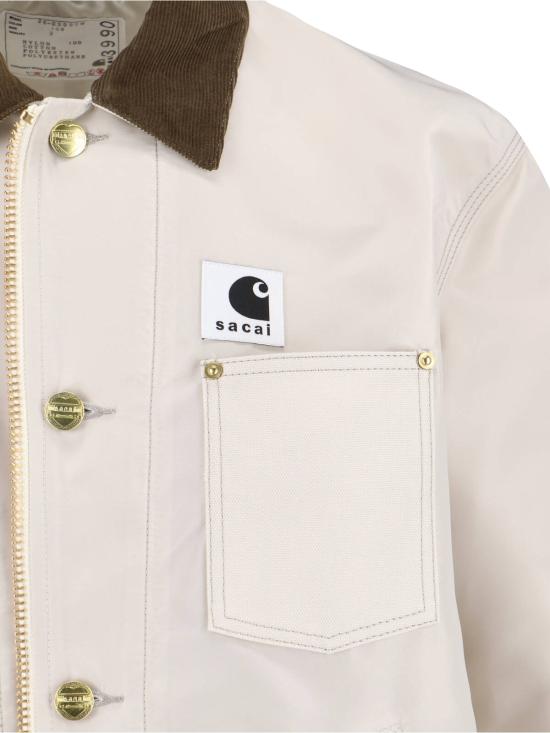 26SS 사카이 자켓 26 03990M 199 White - SACAI