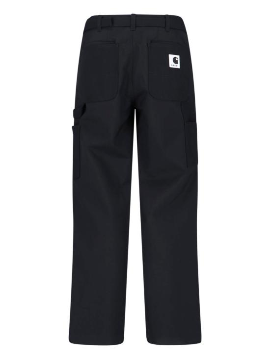 26SS 사카이 스트레이트 팬츠 26 03993M 001 Black - SACAI