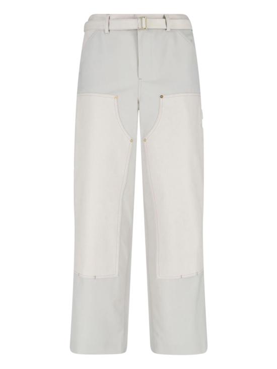 26SS 사카이 스트레이트 팬츠 26 03993M 199 White