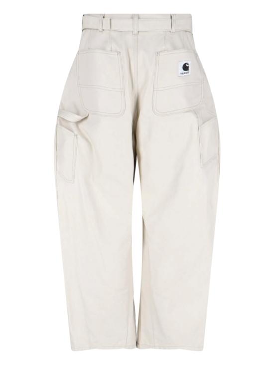 26SS 사카이 스트레이트 팬츠 26 03992M 199 White - SACAI