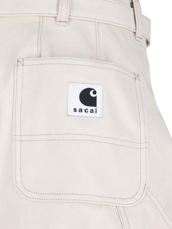 26SS 사카이 스트레이트 팬츠 26 03992M 199 White - SACAI