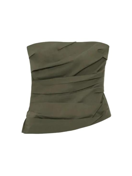  조나단 심카이 민소매 티셔츠 에머슨 루치드 뷔스티에 탑 펀