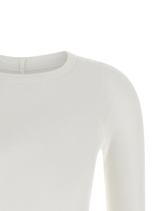 26SS 릭 오웬스 긴팔 티셔츠 RP01F6202RC11 White - RICK OWENS
