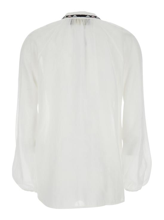 26SS 바잘 디럭스 블라우스 S11941200120 White - BAZAR DELUXE