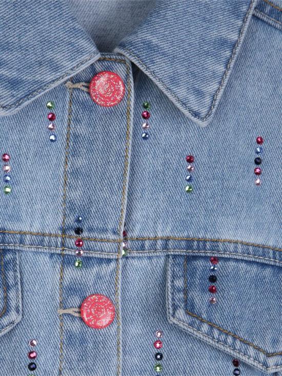 26SS [키즈] 빌리블러쉬 데님 자켓 U21902 Z18 DOUBLE STONE BLEACH - BILLIEBLUSH