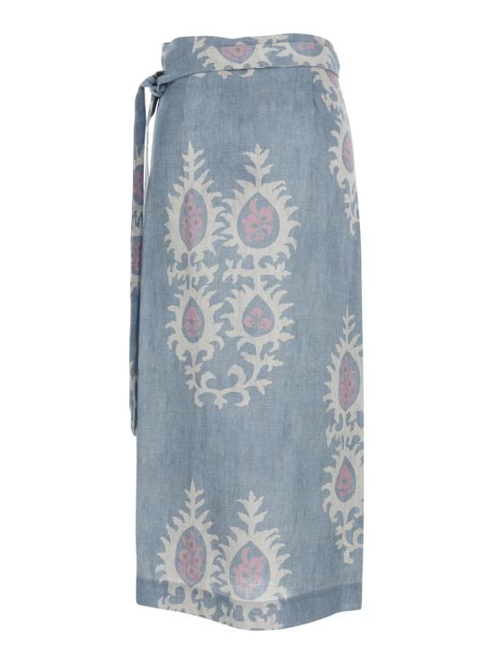 26SS 바잘 디럭스 미디 스커트 S12031300139 Blu - BAZAR DELUXE