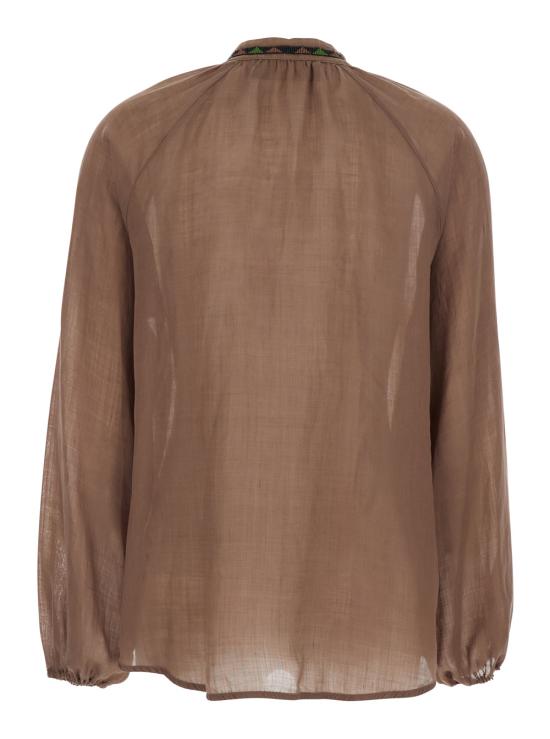 26SS 바잘 디럭스 블라우스 S11941200126 Brown - BAZAR DELUXE