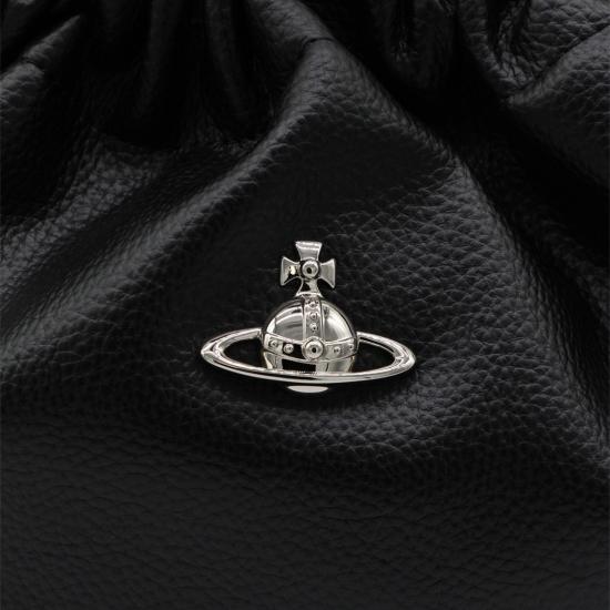 26SS 비비안웨스트우드 토트백 4C020004U S000D N403 BLACK DOM - VIVIENNE WESTWOOD
