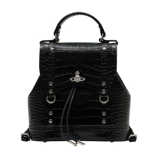 26SS 비비안웨스트우드 백팩 4A03000EUL0098N401 BLACK DOM