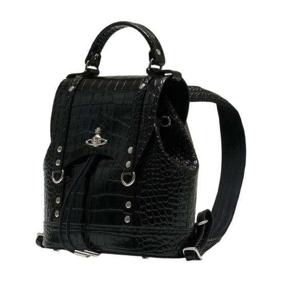 26SS 비비안웨스트우드 백팩 4A03000EUL0098N401 BLACK DOM - VIVIENNE WESTWOOD