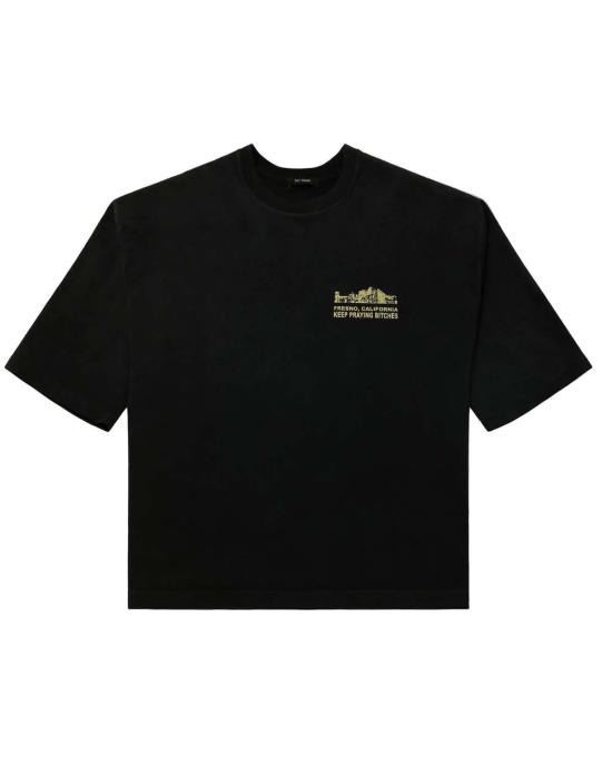  윌리 차바리아 반팔 티셔츠 성모 마리아 분별의 버팔로 티