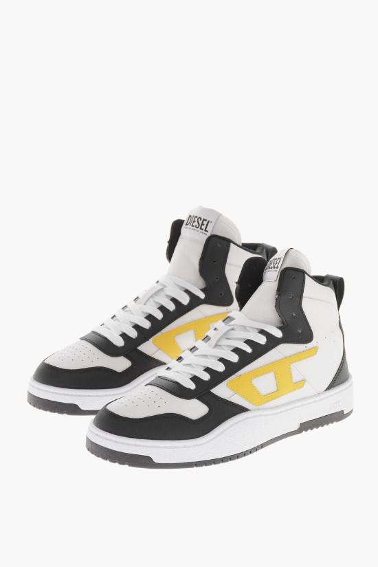  디젤 스니커즈 Y03364 P5576 HA134 Giallo Bianco e Nero