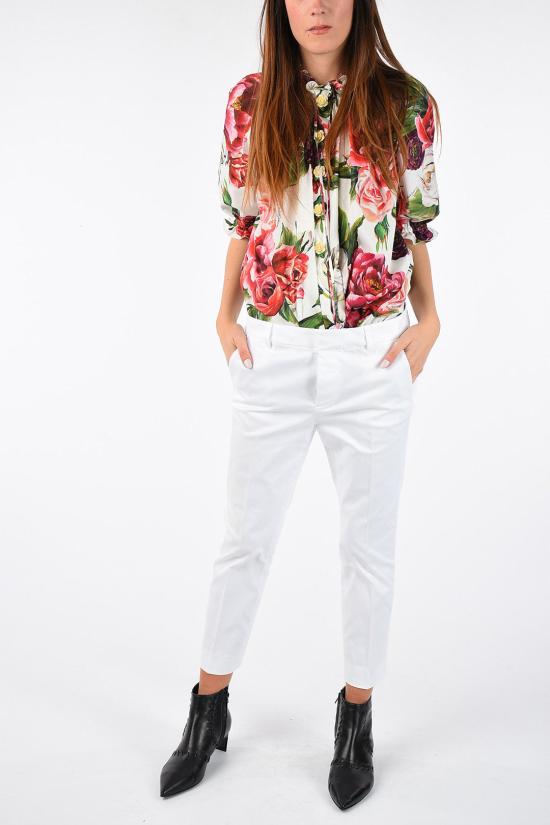  디스퀘어드2 스트레이트 팬츠 S75KA0711 S39021 White - DSQUARED2