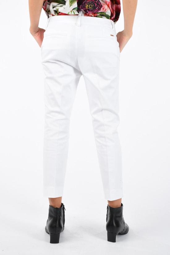  디스퀘어드2 스트레이트 팬츠 S75KA0711 S39021 White - DSQUARED2